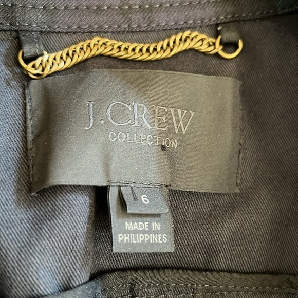 J Crew Collection Tartan Plaid Jacket Trench Coat wool - Picture 7 of 9